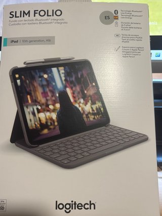 Funda Teclado Logitech Bluetooth iPad 10