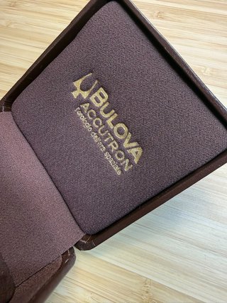 Scatola Bulova Accutron Vintage Uomo