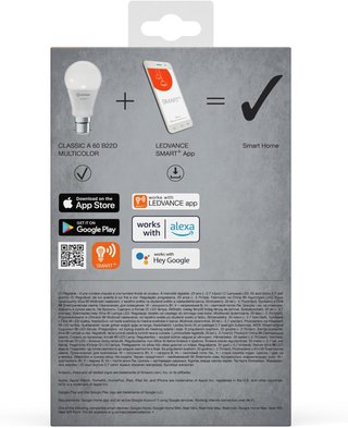 Bombilla LEDVANCE SMART+ WiFi Multicolor