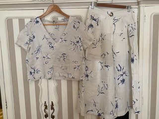 Conjunto Massimo Dutti floral