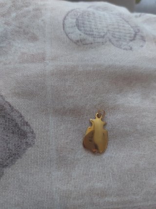 Medalla Virgen del Rocío chapada en oro
