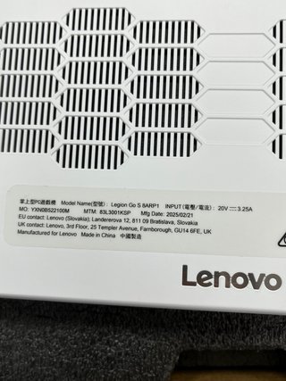 Console portatile Lenovo Legion Go S 8ARP1 512 GB, 20,3 cm (8), touch screen, Wi-Fi, bianco