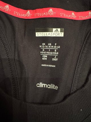 Canotta Adidas StellaSport Nera Donna Tg M