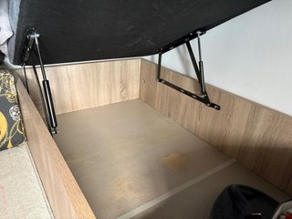 Canapé abatible madera y tela
