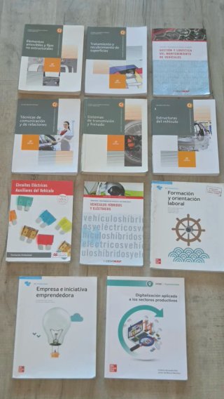Libros grado medio y superior electromecánica