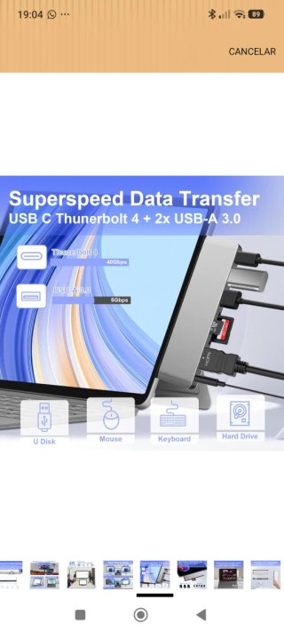 Hub USB-C para Surface Pro 12 (2025)