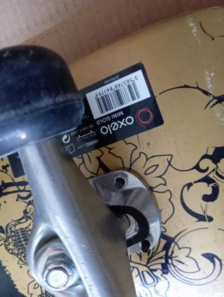 Longboard Negro y Oro Decathlon