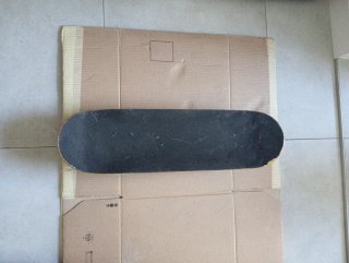 Longboard Negro y Oro Decathlon