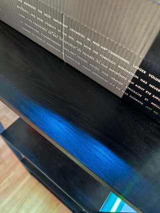Estantería LED Negra Madera