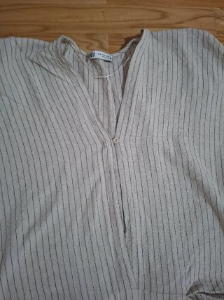 Vestido Kaftán Talla M Rayas