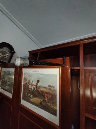 Mueble/armario salón antiguo con cama abatible