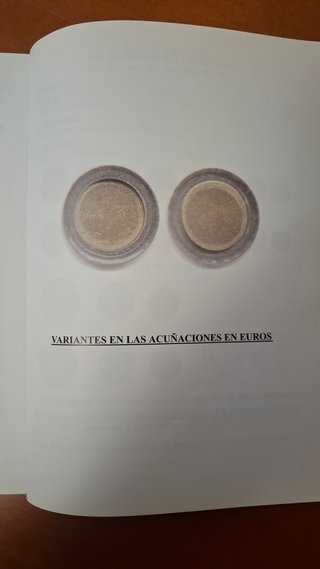 Variantes en acuñaciones de Juan Carlos I