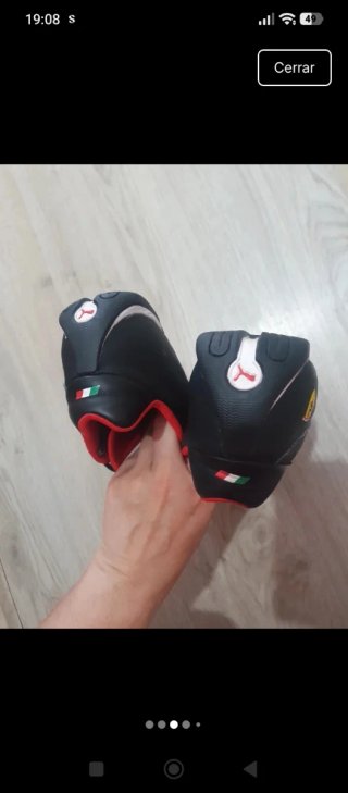 Zapatillas Puma Hombre Negras y Rojas