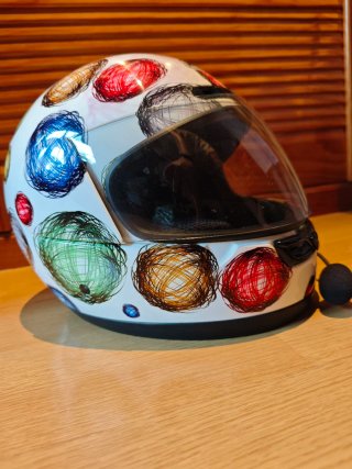 Casco Moto NZI Activy Scribble talla XS 58