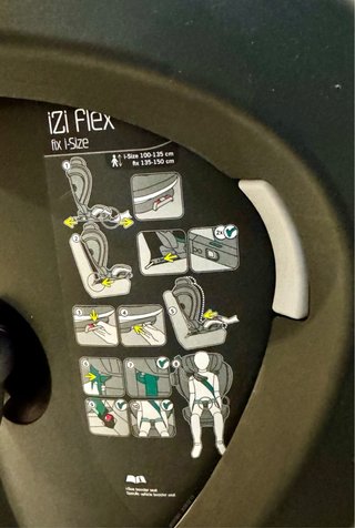 Silla Coche BeSafe iZi Flex FIX i-Size Negra