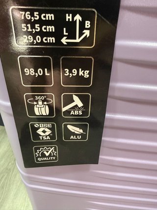 Maleta Grande Mora Travelux Morada