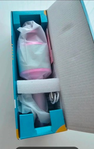 Micrófono Karaoke Infantil Rosa Metalizado