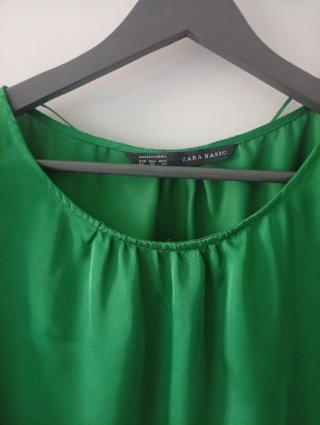 Blusa Zara Verde Talla XL