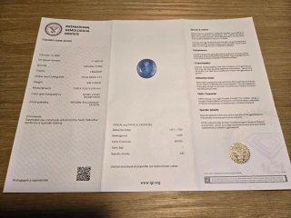 Tanzanita 5.9 ct con certificado