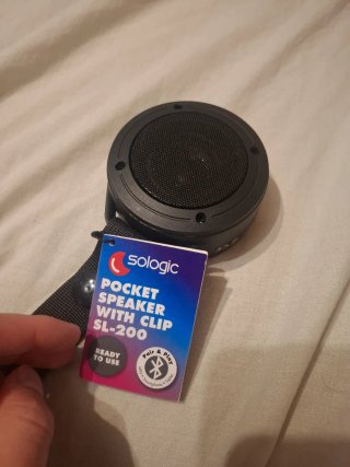 Altavoz Sologic Negro Portátil