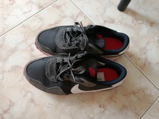 Zapatillas Nike grises y blancas