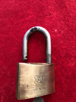 Candado XXL Antiguo Bronce FF ARCO TEMP