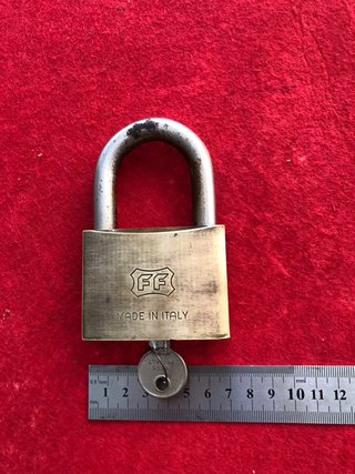 Candado XXL Antiguo Bronce FF ARCO TEMP