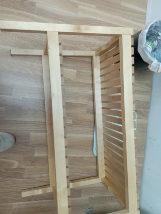 Banco Estantería zapatero Ikea Madera 79x50cm