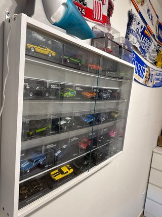 Colección Coches Miniatura con Estantería