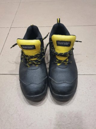 Zapatos de seguridad Parkside negros y amarillos