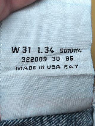 Levi's 501 Vintage 1996 Made in USA Albuquerque