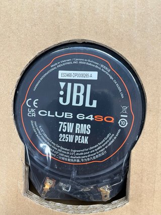 Altavoces JBL Club 64SQ Gen 3 Coche #008265