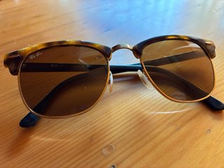 Gafas de sol Ray-Ban Clubmaster Marrón/Dorado