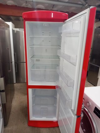 Nevera roja estilo retro con garantía