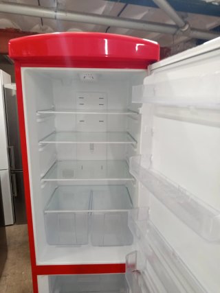 Nevera roja estilo retro con garantía