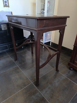 Escritorio antiguo secreter madera noble