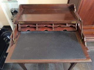 Escritorio antiguo secreter madera noble