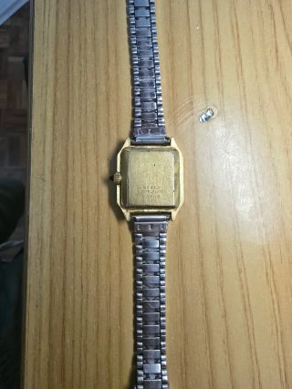 Reloj Vintage 18K Gold Electroplated Swiss