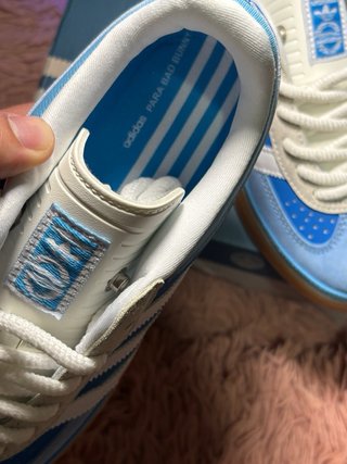 Adidas Bad Bunny Azul Blanco