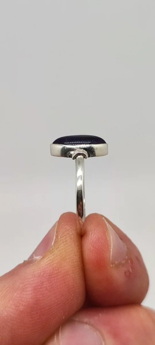 Anillo de Plata y Amatista.