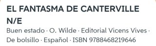 El fantasma de Canterville