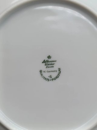 Set platos postre porcelana Bavaria