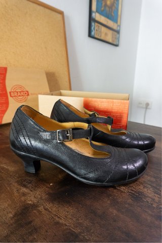 Zapatos Brako Anatomic Piel Negra Talla 39