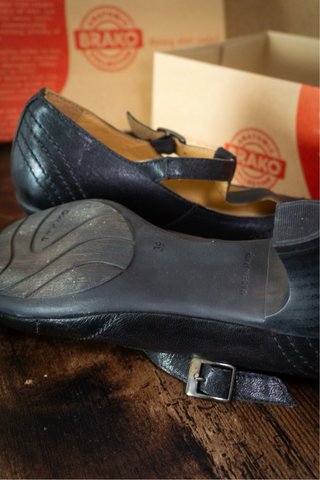 Zapatos Brako Anatomic Piel Negra Talla 39