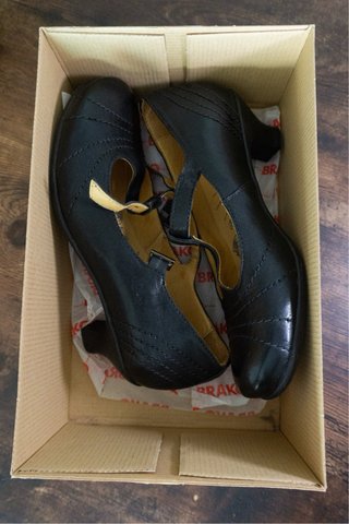 Zapatos Brako Anatomic Piel Negra Talla 39