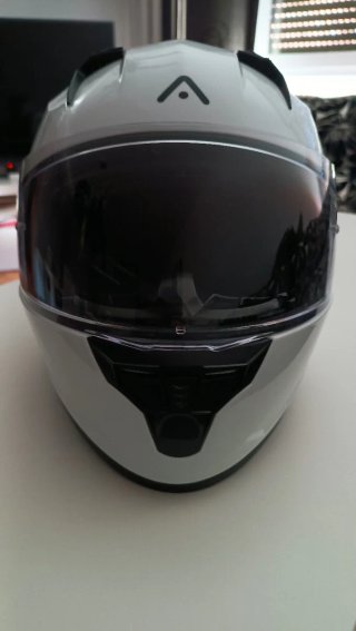 Casco Moto Blanco Talla L Vendo o cambio