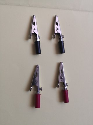 4 Pinzas Cocodrilo para Cables