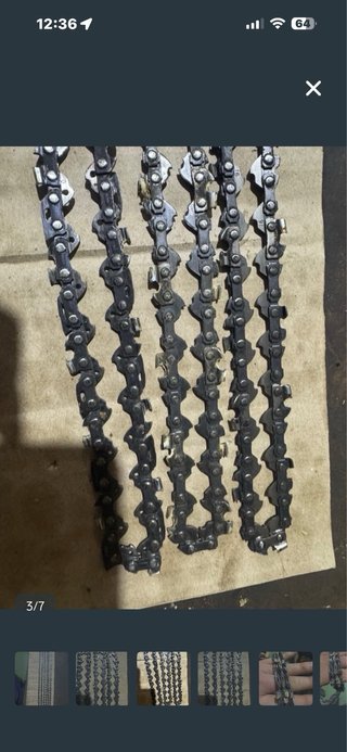 Lote 3 Cadenas Motosierra 56 Eslabones