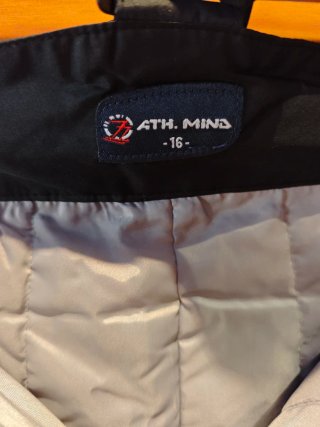 Pantalón nieve ATH MIND Talla 16 Negro/Verde