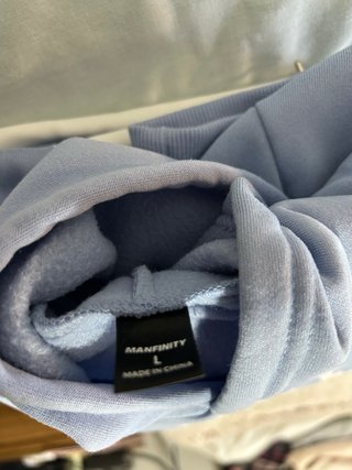 Chándal Manfinity Azul y Blanco Talla L